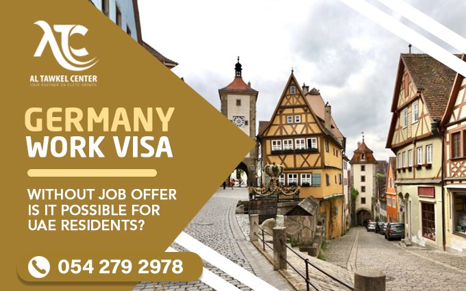 UAE resident applying for Germany work visa without job offer in 2025